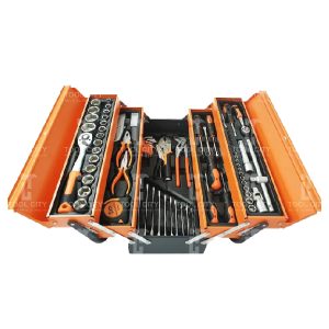 85pc Tool Set With Metal Box. 1/4" & 1/2"