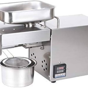 OIL EXTRACTOR MACHINE- Oil Maker Mill Press Extraction/Expeller Cold Process Machine with Temperature Control, Coconut Peanut Oil