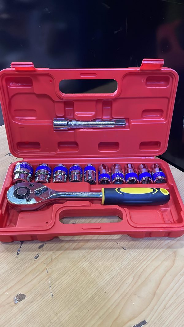 More Styles More Choices 1/2" Dr. Socket Set – 12pcs