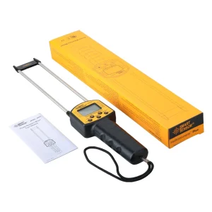GRAIN MOISTURE METER // Handheld Moisture Meter LCD Digital Grain Moisture Meter Hygrometer with Measuring Probe for Corn Wheat Rice Bean