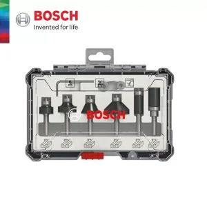BOSCH Trim and Edging Router Bit Set 06Pcs