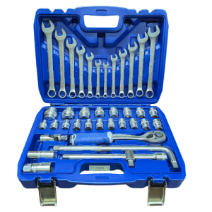 37PCS BOX SOCKET & WRENCHES SET - TOPFINE