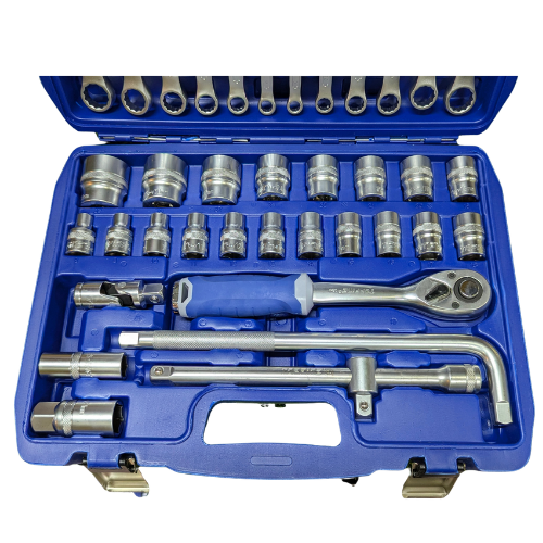 37PCS BOX SOCKET & WRENCHES SET - TOPFINE - Image 3